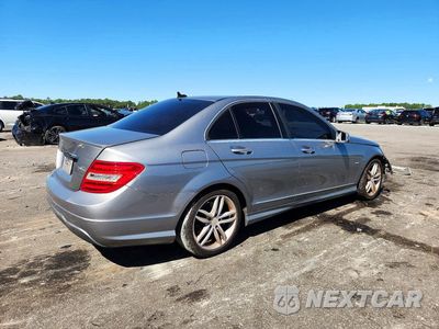 Trzecie zdjęcie samochodu z tyłu: 2012 MERCEDES-BENZ C 250 VIN:WDDGF4HB6CR202583 - miniatura