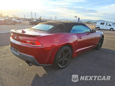 Trzecie zdjęcie samochodu z tyłu: 2014 CHEVROLET CAMARO LT VIN:2G1FB3D30E9188048 - miniatura