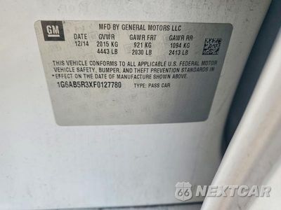 Zdjęcie 13 z 13 samochodu: 2015 CADILLAC ATS LUXURY VIN:1G6AB5R3XF0127780 - miniatura