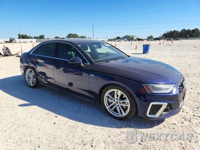 Czwarte zdjęcie samochodu z boku: 2021 AUDI A4 PREMIUM 45 VIN:WAUDAAF49MA031520 - miniatura