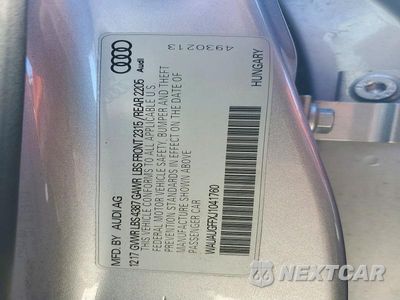 Zdjęcie 13 z 13 samochodu: 2018 AUDI A3 PREMIUM VIN:WAUAUGFFXJ1041760 - miniatura