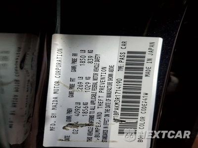 Zdjęcie 12 z 12 samochodu: 2024 MAZDA 3 SELECT SPORT VIN:JM1BPAKM3R1714190 - miniatura