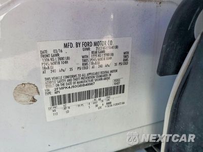 Zdjęcie 13 z 13 samochodu: 2016 FORD EDGE SEL VIN:2FMPK4J93GBB49987 - miniatura