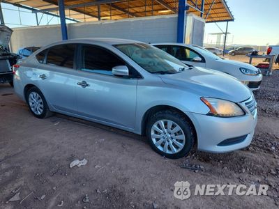 Czwarte zdjęcie samochodu z boku: 2014 NISSAN SENTRA SV VIN:3N1AB7APXEY224640 - miniatura