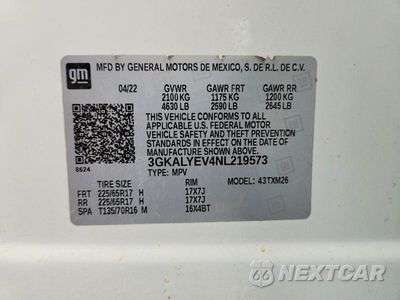 Zdjęcie 13 z 13 samochodu: 2022 GMC TERRAIN AT4 VIN:3GKALYEV4NL219573 - miniatura