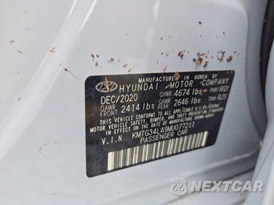 Zdjęcie 12 z 12 samochodu: 2021 GENESIS G70 ELITE VIN:KMTG34LA9MU077211 - miniatura