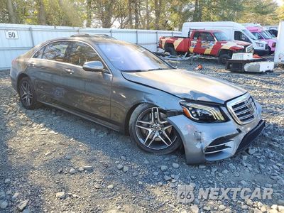 Czwarte zdjęcie samochodu z boku: 2018 MERCEDES-BENZ S 560 4MATIC VIN:WDDUG8GB1JA374752 - miniatura