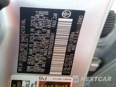 Zdjęcie 13 z 13 samochodu: 2012 TOYOTA CAMRY HYBRID LE VIN:4T1BD1FK0CU028661 - miniatura