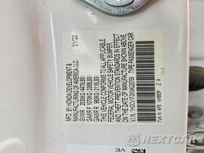 Zdjęcie 13 z 13 samochodu: 2022 HONDA ACCORD SPORT VIN:1HGCV1F3XNA025769 - miniatura
