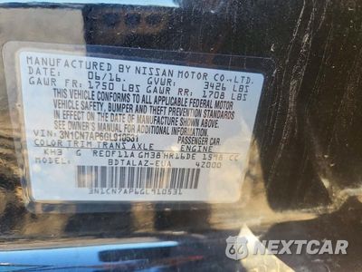 Zdjęcie 12 z 12 samochodu: 2016 NISSAN VERSA 1.6 S PLUS VIN:3N1CN7AP6GL910531 - miniatura