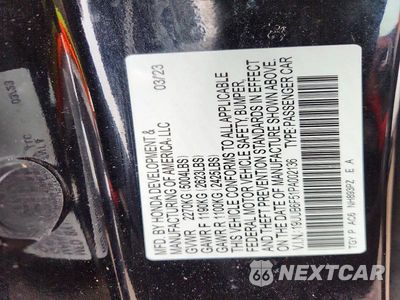 Zdjęcie 13 z 13 samochodu: 2023 ACURA TLX A-SPEC VIN:19UUB6F51PA002136 - miniatura