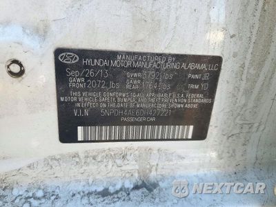 Zdjęcie 12 z 12 samochodu: 2013 HYUNDAI ELANTRA LIMITED VIN:5NPDH4AE6DH427221 - miniatura