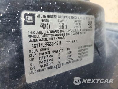 Zdjęcie 12 z 12 samochodu: 2011 CADILLAC ESCALADE EXT VIN:3GYT4LEF6BG312171 - miniatura