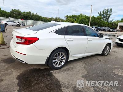 Trzecie zdjęcie samochodu z tyłu: 2022 HONDA ACCORD LX VIN:1HGCV1F13NA038362 - miniatura