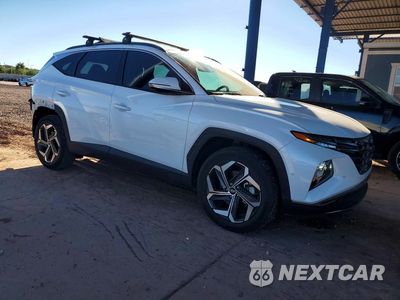 Czwarte zdjęcie samochodu z boku: 2022 HYUNDAI TUCSON LIMITED VIN:5NMJECAE8NH141648 - miniatura