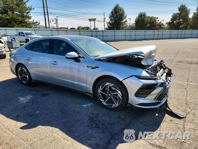 Czwarte zdjęcie samochodu z boku: 2024 HYUNDAI SONATA SEL VIN:KMHL14JA7RA389621 - miniatura
