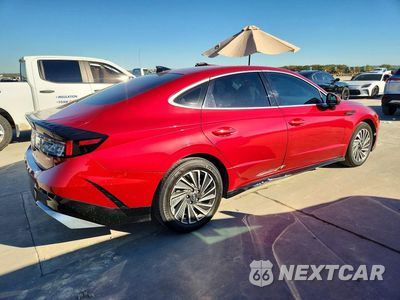 Trzecie zdjęcie samochodu z tyłu: 2024 HYUNDAI SONATA HYBRID SEL VIN:KMHL34JJ6RA101064 - miniatura