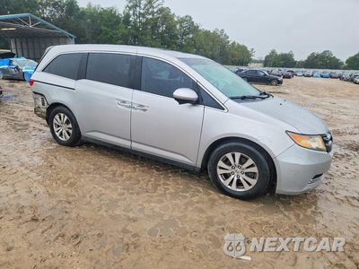 Czwarte zdjęcie samochodu z boku: 2014 HONDA ODYSSEY EXL VIN:5FNRL5H64EB135124 - miniatura