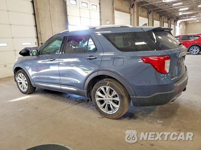 Drugie zdjęcie samochodu z przodu: 2021 FORD EXPLORER LIMITED VIN:1FMSK8FH9MGA21159 - miniatura
