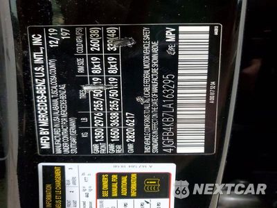 Zdjęcie 13 z 13 samochodu: 2020 MERCEDES-BENZ GLE 350 4MATIC VIN:4JGFB4KB7LA163295 - miniatura