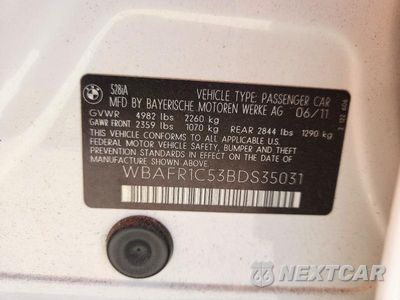 Zdjęcie 12 z 12 samochodu: 2011 BMW 528 I VIN:WBAFR1C53BDS35031 - miniatura