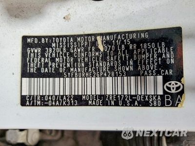 Zdjęcie 13 z 13 samochodu: 2016 TOYOTA COROLLA S PREMIUM VIN:5YFBURHE2GP428153 - miniatura