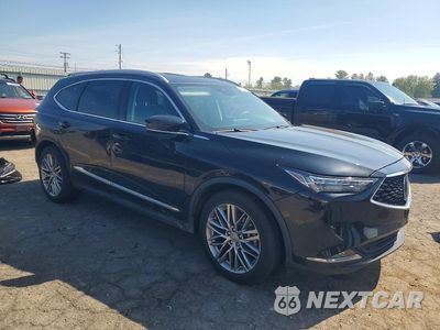 Czwarte zdjęcie samochodu z boku: 2022 ACURA MDX ADVANCE VIN:5J8YE1H87NL021553 - miniatura