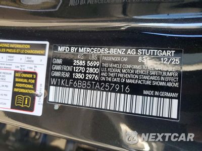 Zdjęcie 12 z 12 samochodu: 2026 MERCEDES-BENZ E 450 4MATIC VIN:W1KLF6BB5TA257916 - miniatura