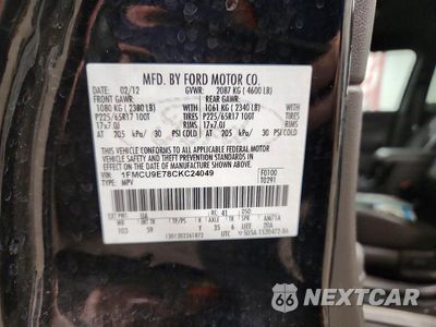 Zdjęcie 13 z 13 samochodu: 2012 FORD ESCAPE LIMITED VIN:1FMCU9E78CKC24049 - miniatura