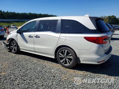 Drugie zdjęcie samochodu z przodu: 2022 HONDA ODYSSEY TOURING VIN:5FNRL6H86NB021262 - miniatura