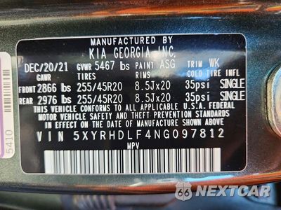 Zdjęcie 13 z 13 samochodu: 2022 KIA SORENTO EX VIN:5XYRHDLF4NG097812 - miniatura