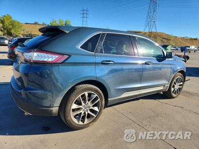 Trzecie zdjęcie samochodu z tyłu: 2016 FORD EDGE TITANIUM VIN:2FMPK4K95GBB72475 - miniatura
