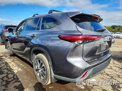 Drugie zdjęcie samochodu z przodu: 2023 TOYOTA HIGHLANDER HYBRID XLE VIN:5TDKBRCH5PS565408 - miniatura