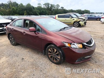 Czwarte zdjęcie samochodu z boku: 2013 HONDA CIVIC EX VIN:19XFB2F85DE050063 - miniatura