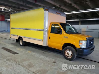 Czwarte zdjęcie samochodu z boku: 2008 FORD E350 BOX TRUCK VIN:1FDWE35L28DA76030 - miniatura