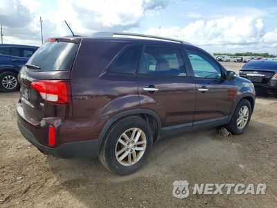 Trzecie zdjęcie samochodu z tyłu: 2014 KIA SORENTO LX VIN:5XYKT3A69EG478598 - miniatura