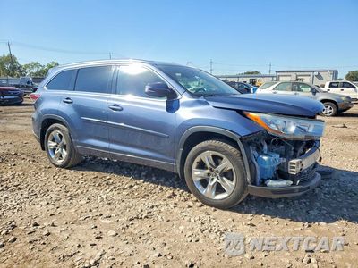 Czwarte zdjęcie samochodu z boku: 2016 TOYOTA HIGHLANDER LIMITED PLATINUM VIN:5TDDKRFH1GS241876 - miniatura