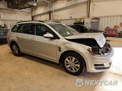 Czwarte zdjęcie samochodu z boku: 2015 VOLKSWAGEN GOLF SPORTWAGEN S VIN:3VWA17AU5FM515767 - miniatura