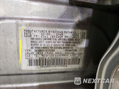 Zdjęcie 12 z 12 samochodu: 2022 NISSAN SENTRA SR VIN:3N1AB8DV1NY250866 - miniatura