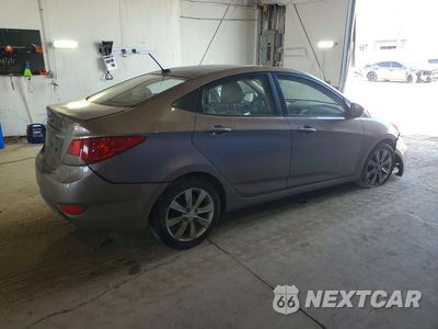 Trzecie zdjęcie samochodu z tyłu: 2014 HYUNDAI ACCENT GLS VIN:KMHCU4AE5EU620518 - miniatura