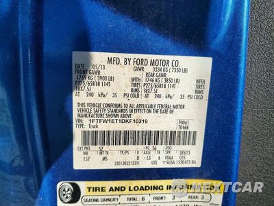 Zdjęcie 12 z 12 samochodu: 2013 FORD F150 SUPERCREW VIN:1FTFW1ET1DKF10319 - miniatura