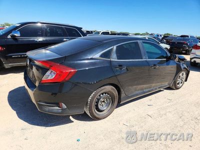 Trzecie zdjęcie samochodu z tyłu: 2016 HONDA CIVIC LX VIN:19XFC2E59GE012814 - miniatura