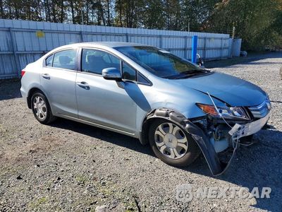 Czwarte zdjęcie samochodu z boku: 2012 HONDA CIVIC HYBRID L VIN:JHMFB4F35CS005859 - miniatura