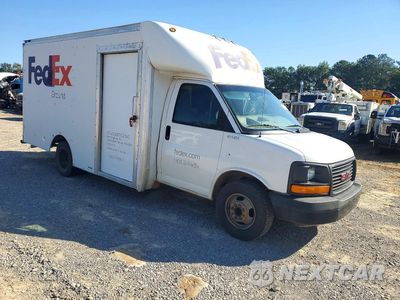 Czwarte zdjęcie samochodu z boku: 2017 GMC SAVANA DELIVERY TRUCK VIN:1GD37SCG9H1202172 - miniatura