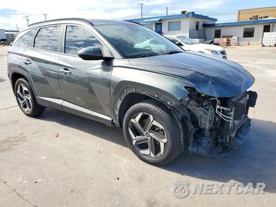 Czwarte zdjęcie samochodu z boku: 2023 HYUNDAI TUCSON SEL VIN:5NMJFCAE2PH234617 - miniatura