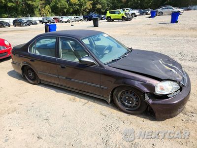 Czwarte zdjęcie samochodu z boku: 2000 HONDA CIVIC LX VIN:1HGEJ6570YL037444 - miniatura