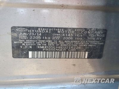 Zdjęcie 12 z 12 samochodu: 2014 HYUNDAI ELANTRA GT BASE VIN:KMHD35LH4EU216226 - miniatura