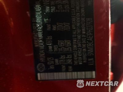 Zdjęcie 13 z 13 samochodu: 2023 HYUNDAI TUCSON SEL VIN:5NMJBCAE1PH227928 - miniatura