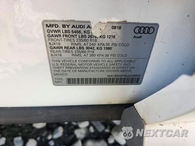 Zdjęcie 13 z 13 samochodu: 2018 AUDI Q5 PREMIUM PLUS VIN:WA1BNAFY6J2229523 - miniatura