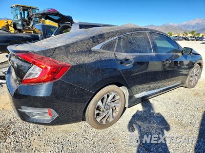 Trzecie zdjęcie samochodu z tyłu: 2017 HONDA CIVIC EX VIN:19XFC2F73HE204652 - miniatura